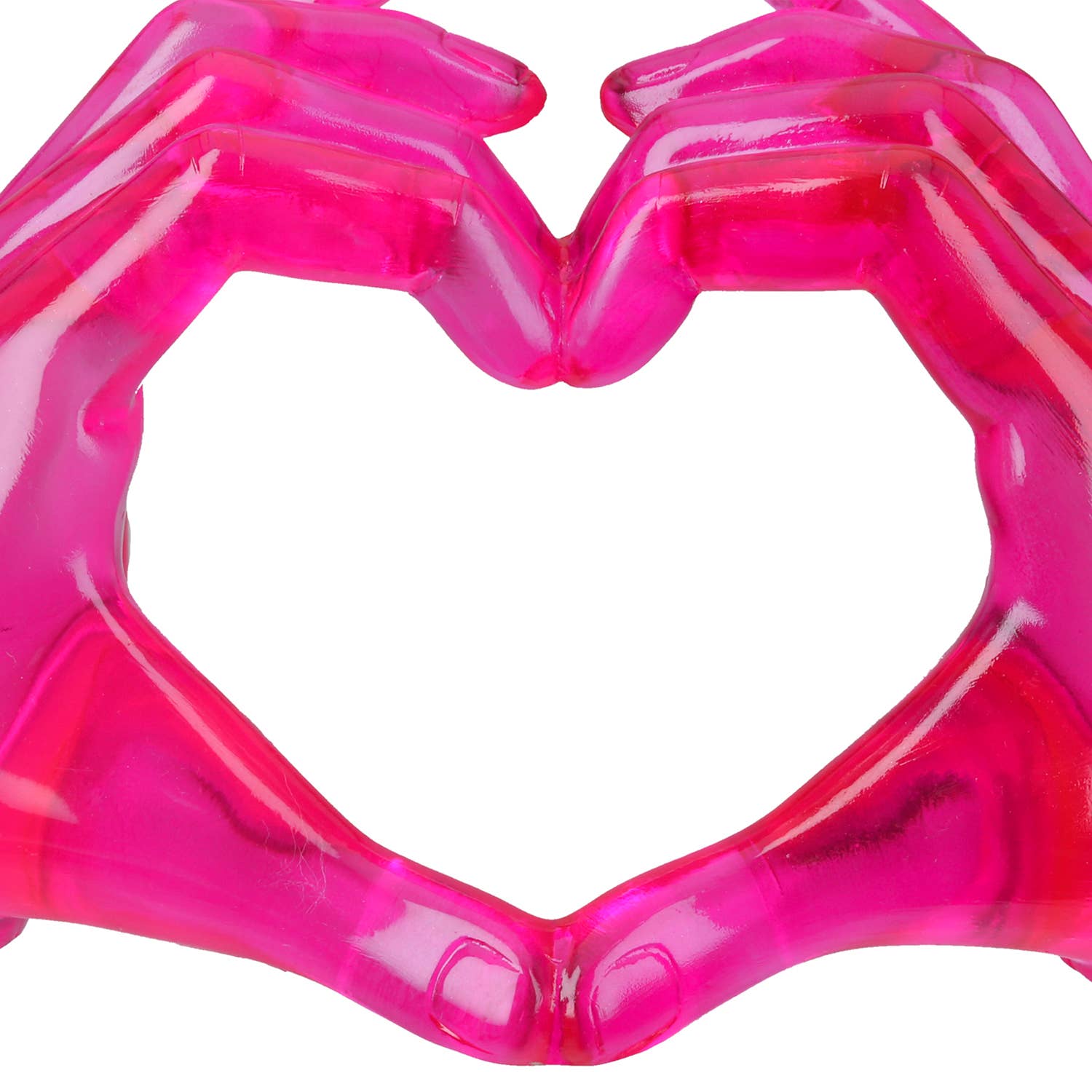 Decorative Object Hands, Heart Heart Hands Pink H. 11.5 cm, Pack of 2 for wholesale on Faire4