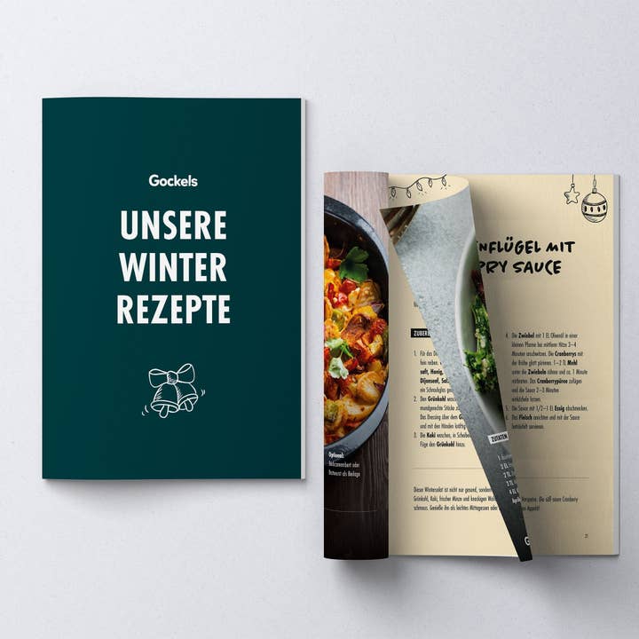 Livro de receitas de inverno por atacado de Gockels Genussmanufaktur