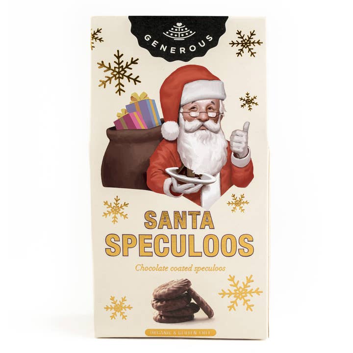 Generous - Vente Biscuits - Sylvain Santa 120g-Spéculoos enrobés de chocolat