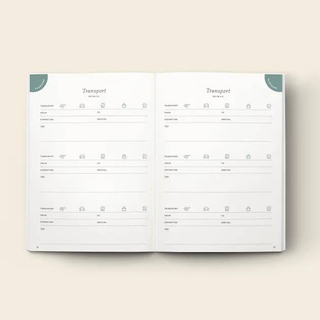 Papier - Wholesale Journal/Diary - Guided Travel Journal, A5 Hardcover - Follow The Sun5