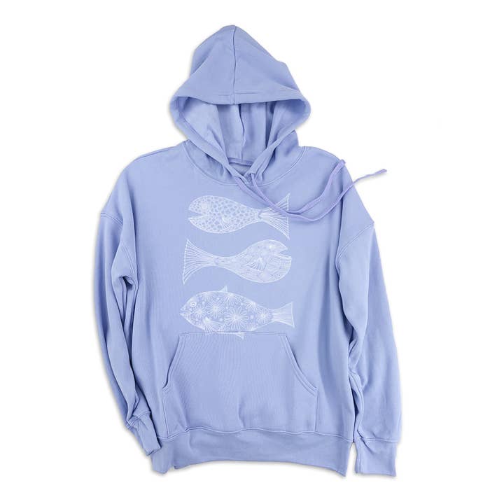 Peixes Darlene Fleece Hoodie por atacado de Supermaggie @ Faire