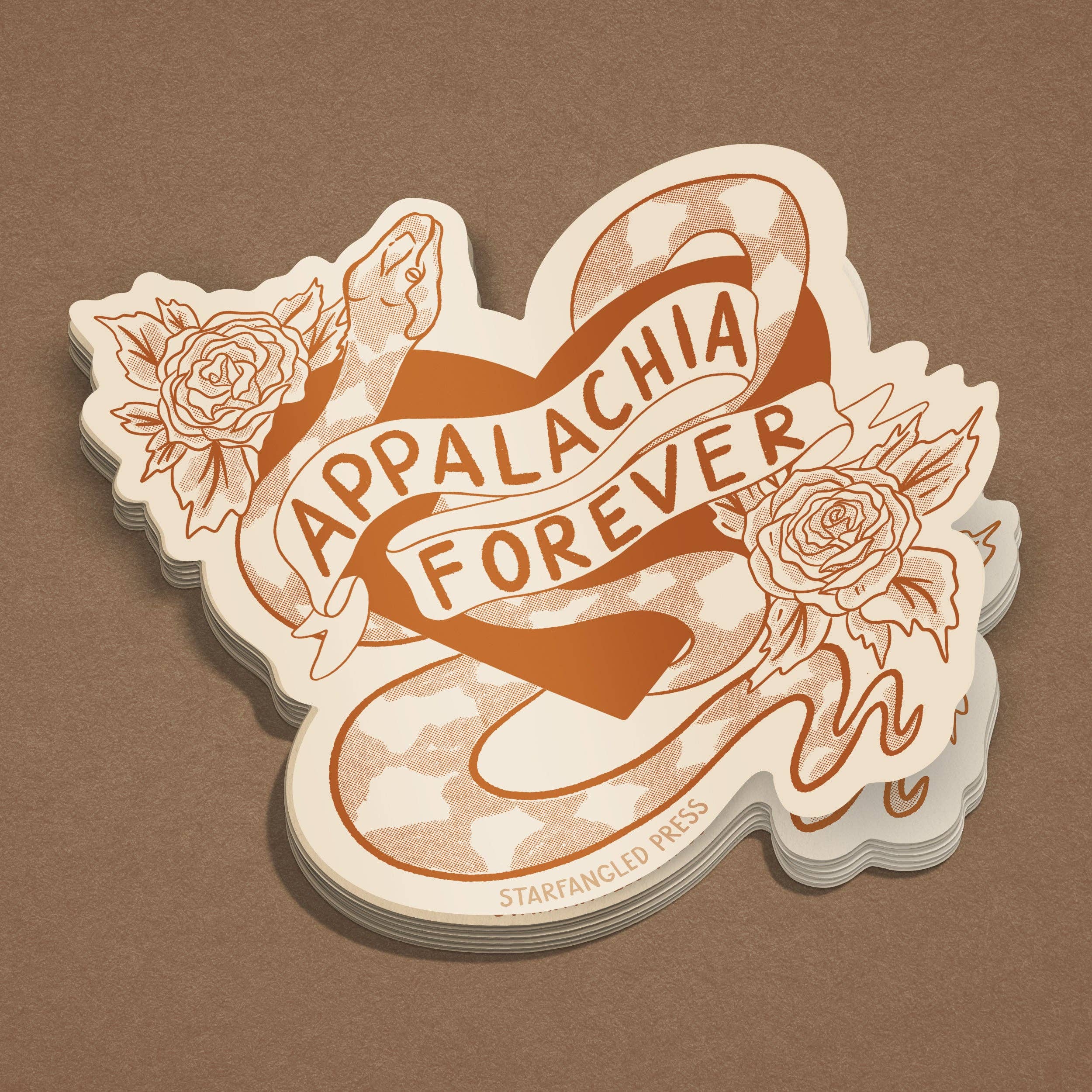 Starfangled Press - Vente Autocollant - Autocollant Appalachia Forever2