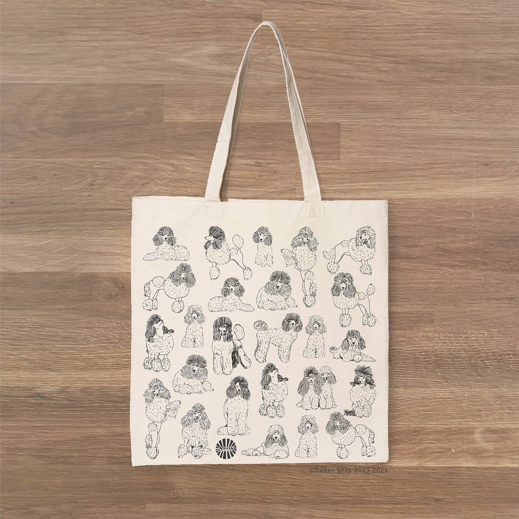 Sween Shop - Wholesale Tote Bag - Unisex - Poodle Canvas Tote Bag for Dog Lover Pet Gift3