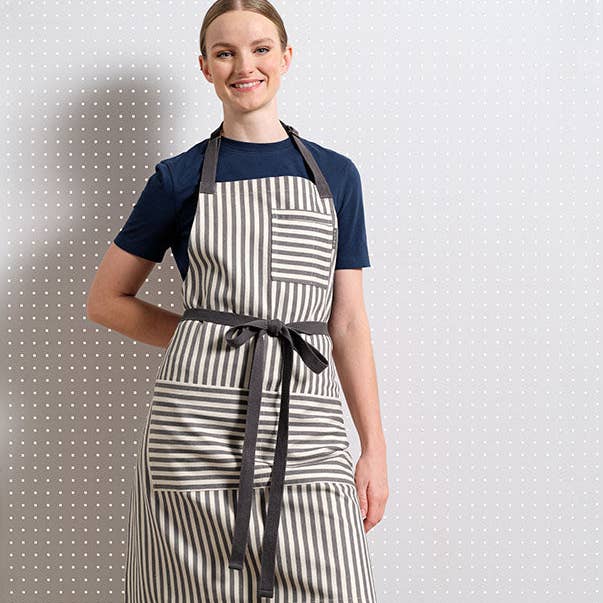 MEEMA - Wholesale Apron - Bib Apron with Pockets – Upcycled Cotton, Adjustable Fit10