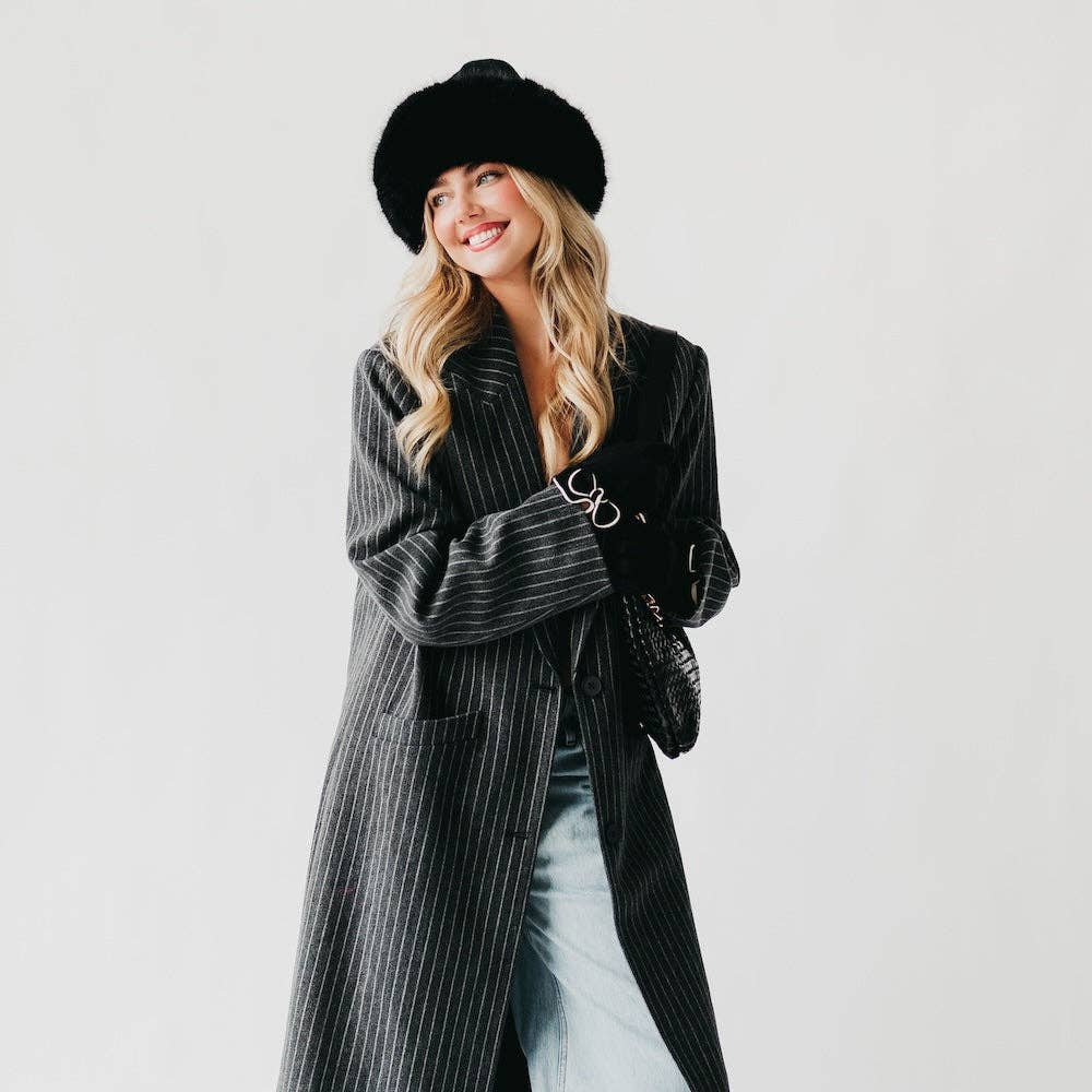 Pretty Simple - Wholesale Fur/Faux Fur Coat - Women's - Noelle Faux Fur Hat Wholesale6