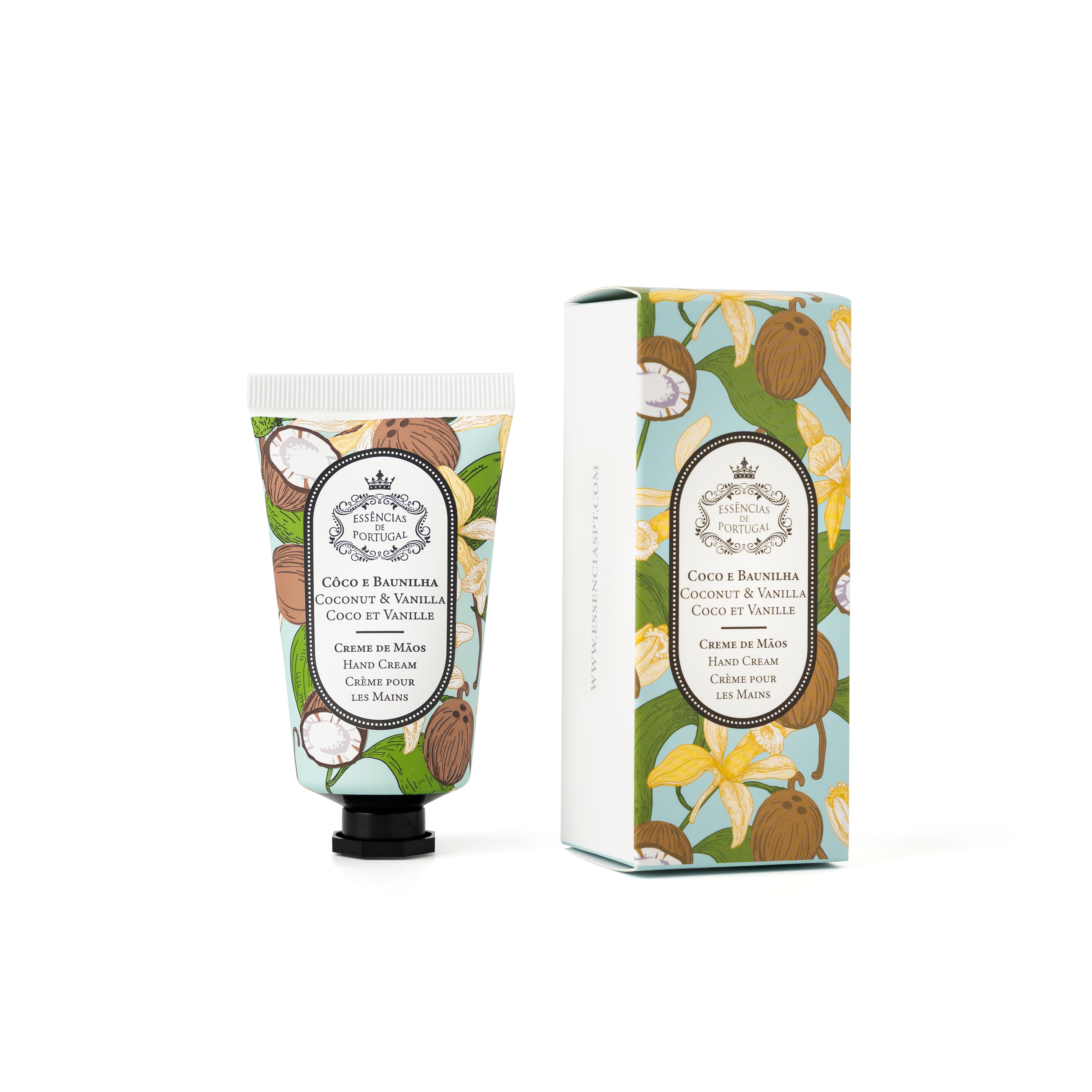 Essências de Portugal - Wholesale Hand Cream/Lotion - Creme de mãos - Coco E Baunilha1