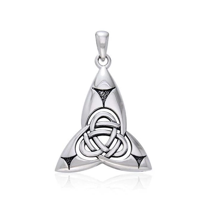 Dublin Gift Company - Wholesale Individual Charm/Pendant - Sterling Silver Celtic Triquetra Pendant0