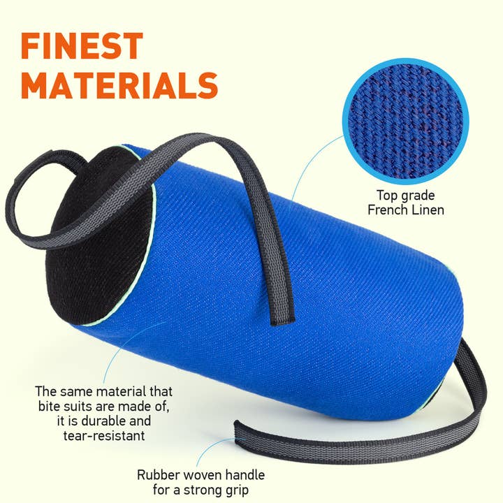 Dogline – wholesale Pet chew toy – Dog – Viper French Linen Cylinder Bite Roll1