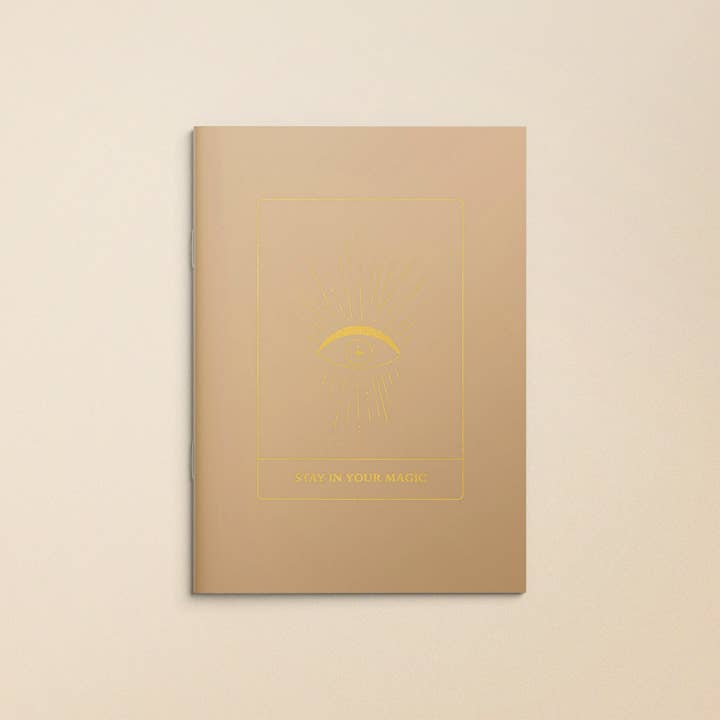 Anna Cosma – wholesale Journal/diary – STAY IN YOUR MAGIC - BLANC JOURNAL - GOLD FOIL EYE NOTEBOOK2