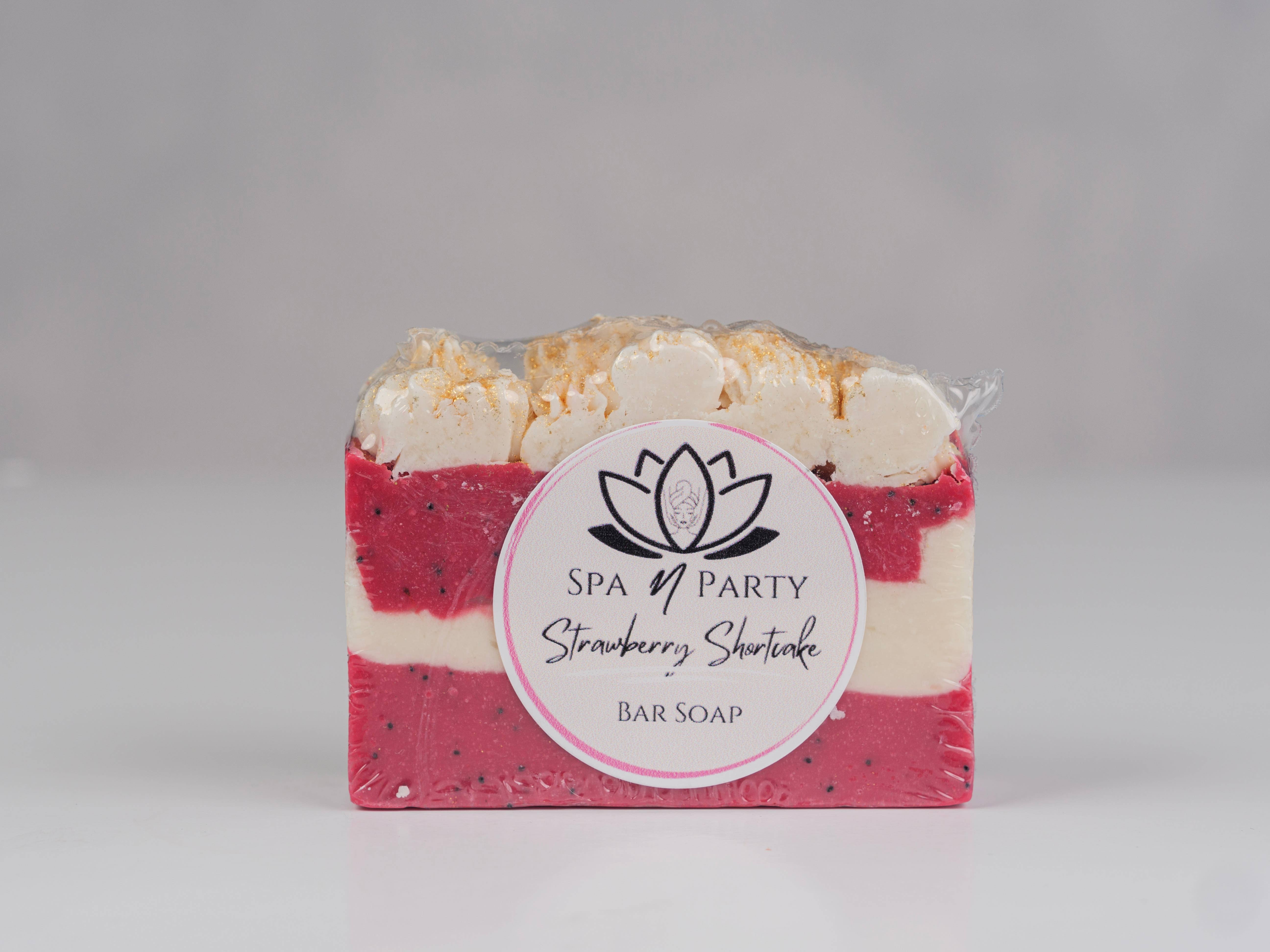 SPA N PARTY - Wholesale Bar Soap - Strawberry Shortcake Artistry Soap