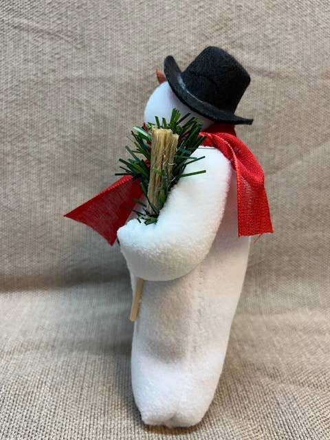 Sandy Pants Snowmen - Wholesale Christmas Decoration - Fleece Stuffed Snowman_Sandy Pants Parson Brown2