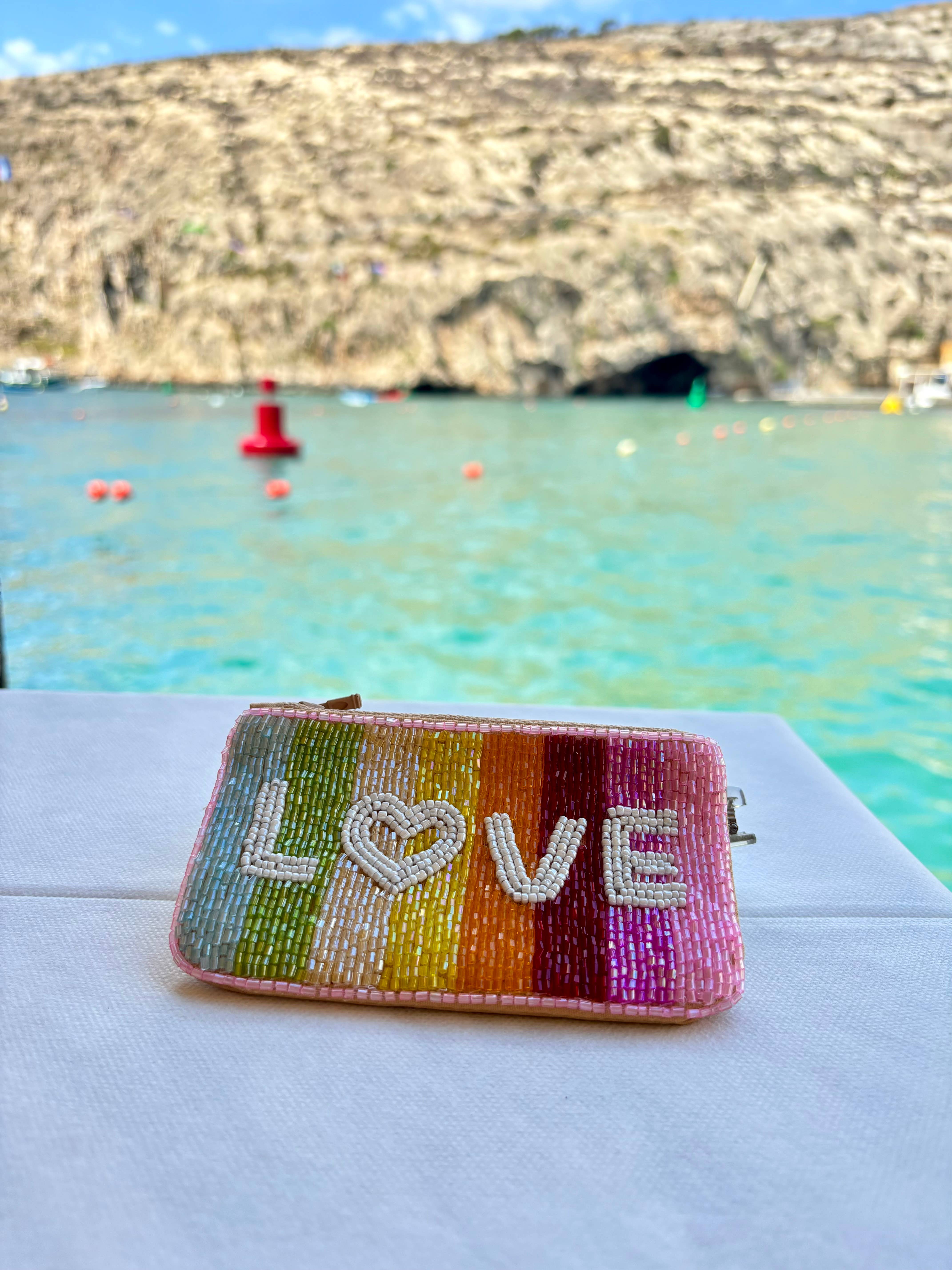 Muno – wholesale Coin purse – Unisex – Handcrafted Beaded Rainbow Love Pouch * Gift *7