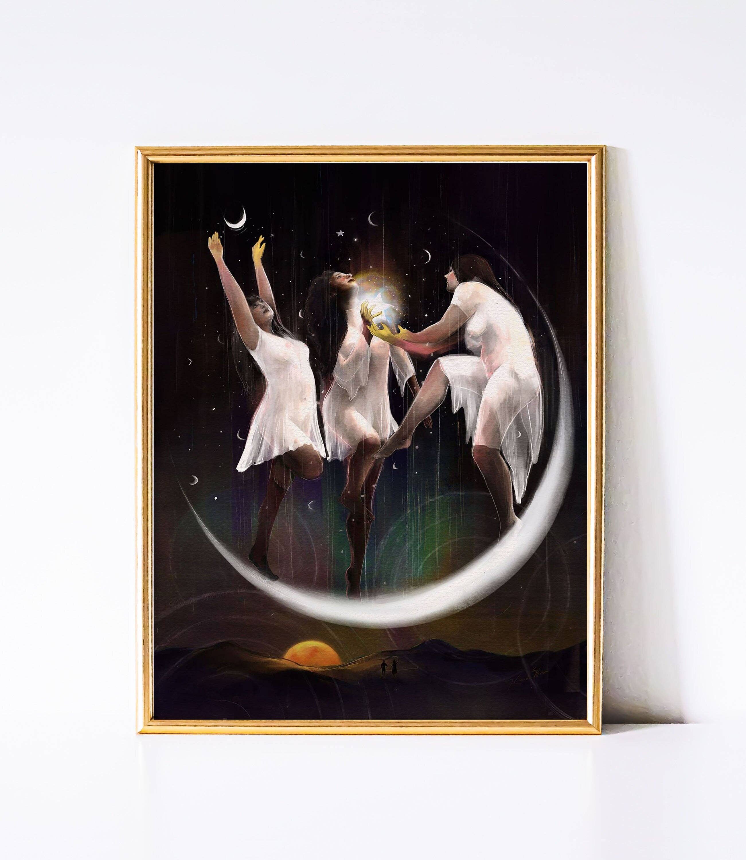 Kendra Hirons Art - Wholesale Art Print - Moon Dancing4