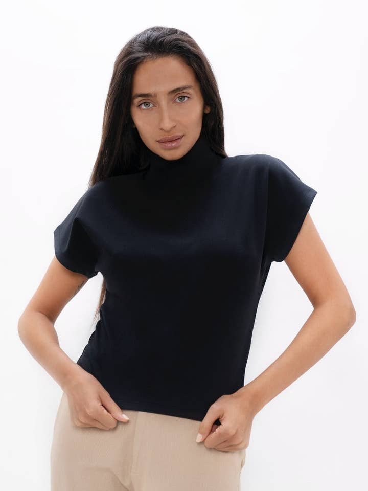 Dublin DUB - Gezellige Top - Zwart Zand voor wholesale door 1 People