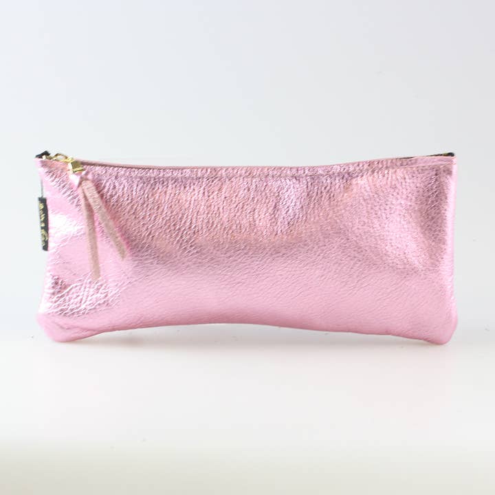 Zina Kao Exclusives - Wholesale Pencil Case/Pouch - The Metallic Pencil Case: 2 sizes! (Dean & Grant)