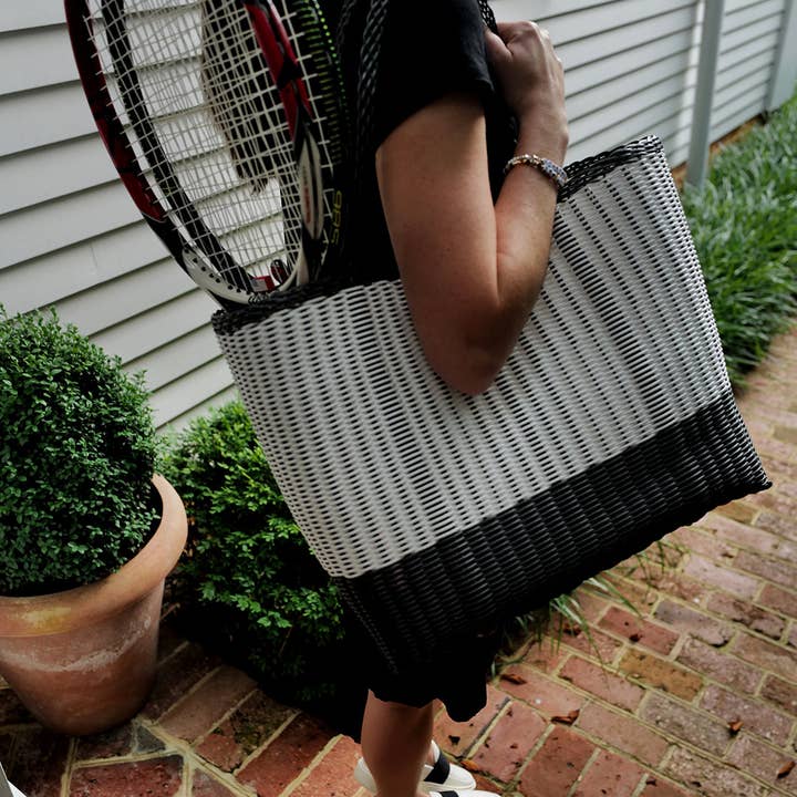 The Lilley Line - Wholesale Tote Bag - Women's - Medium, Rothko in White/Black3