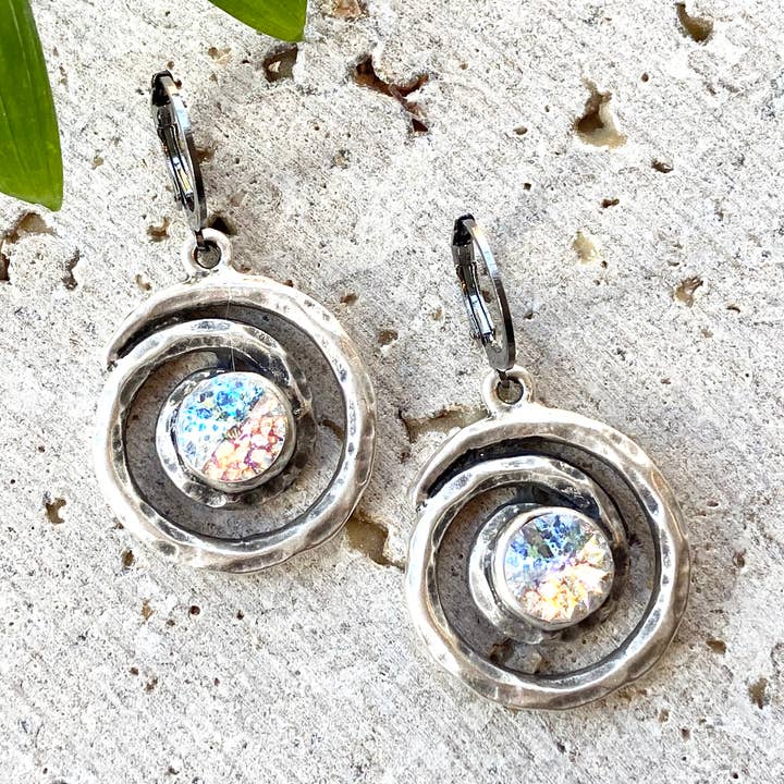 Pendientes Swarovski boutique salon nupcial joyería artesanal para venta al por mayor de VB&CO Designs Handmade Jewelry