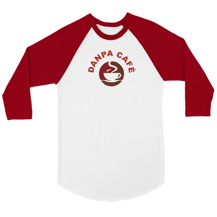 Danpa Café Unisex 3/4 sleeve Raglan T-shirt for wholesale by Danpa Cafe LLC