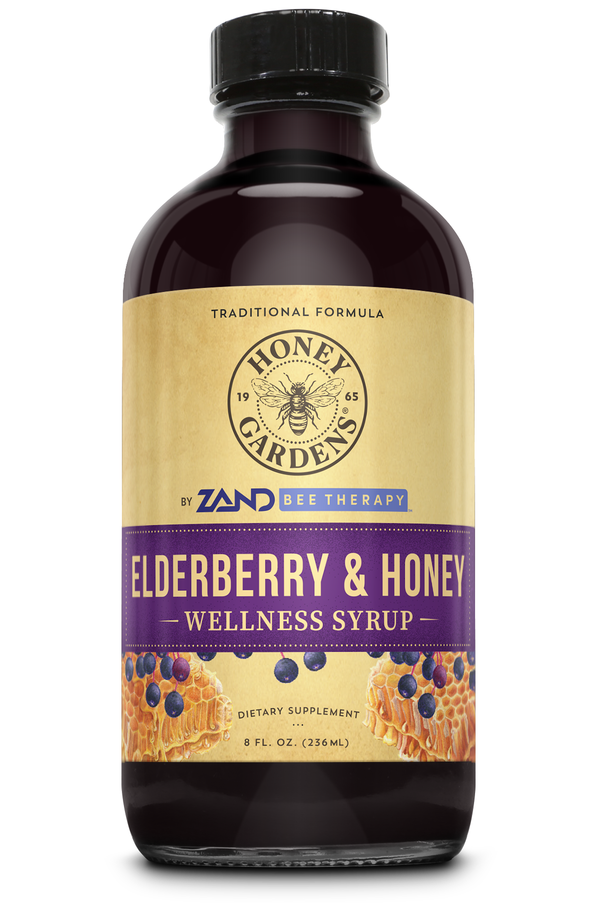 Zand - Wholesale Oral Supplement/Vitamin - Elderberry Syrup with Grade A Raw Honey3