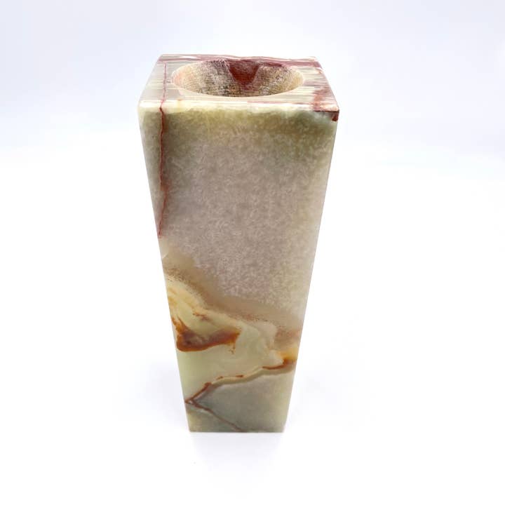 Page Imports - Wholesale Vase - 8" Square Vase in Marble and Onyx3