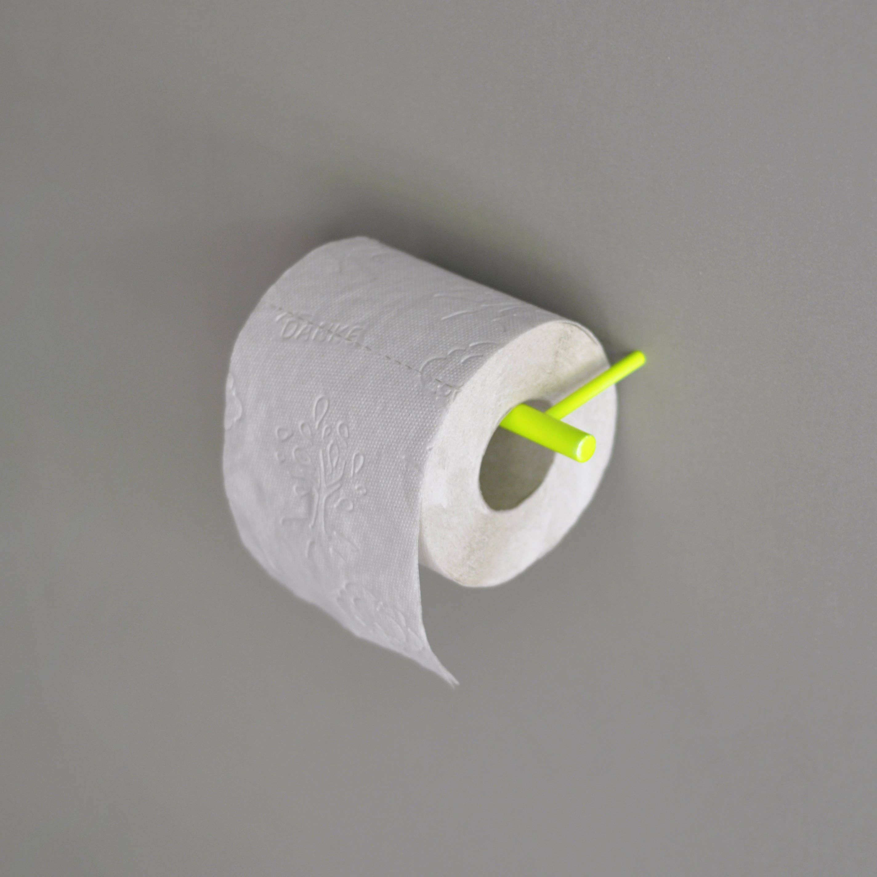 kolor - Wholesale Wc-papierhouder - toiletrolhouder neon geel2