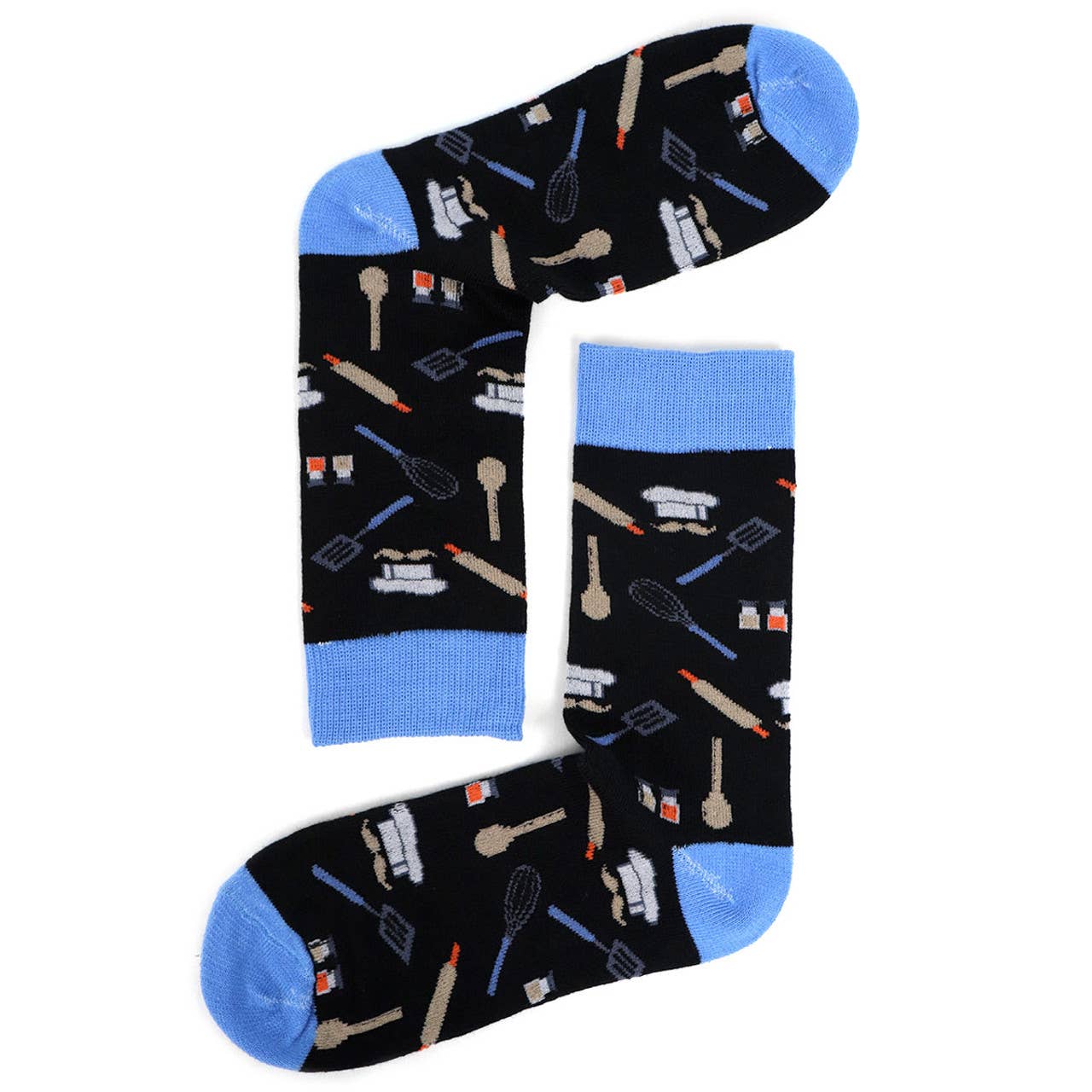 Selini New York - Wholesale Socks - Women's - Women's Chef Novelty Fun Socks - LNVS1904-BK 4