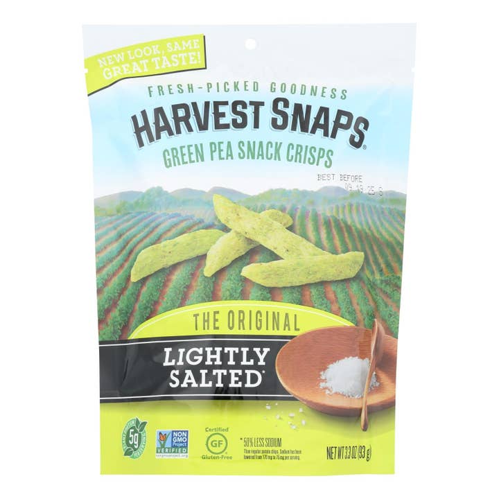 Ware Spark - Wholesale Chips - Calbee Snapea Crisp - Snapea Crisps - Lightly Salted - Case Of 12 - 3.3 Oz.