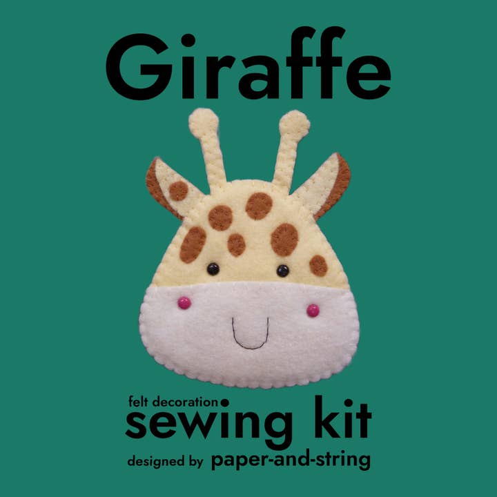 paper-and-string ltd - Wholesale DIY Craft Kit - Giraffe Felt Decoration Sewing Kit