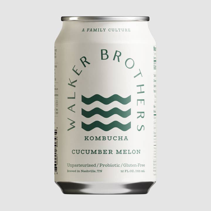 Walker Brothers - Wholesale Kombucha - Cucumber Melon Non-Alcoholic Kombucha1