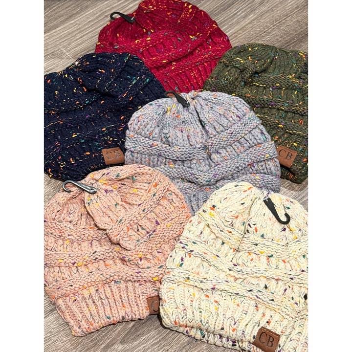 Mixed Thread Ribbed Knit PonyTail Beanies and other Purchase Wholesale carharrt beanie. Free Returns & Net 60 Terms on Faire trending on Faire.