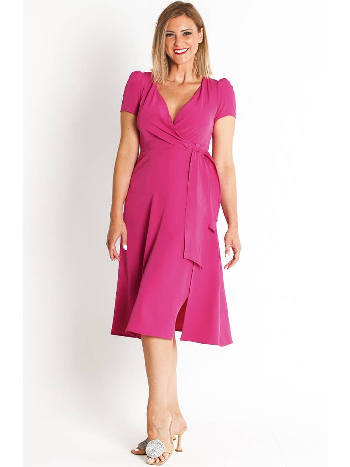 LOURDES CASTILLO - Wholesale Dress - Women's - 344140L WRAP DRESS0