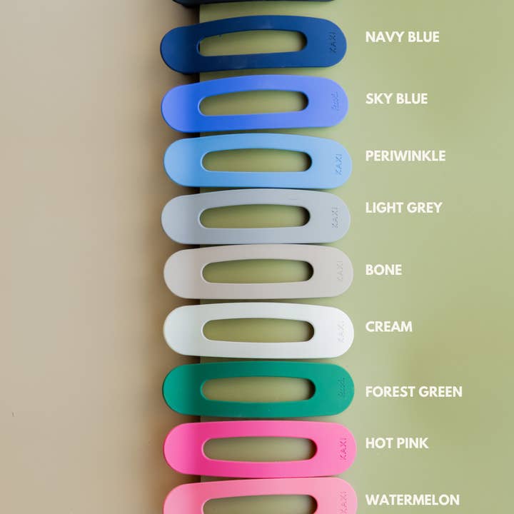 KAXI - Wholesale Hair Clip - Women's - OVERSIZED LAY DOWN CLAWS ( 33 COLORS )19