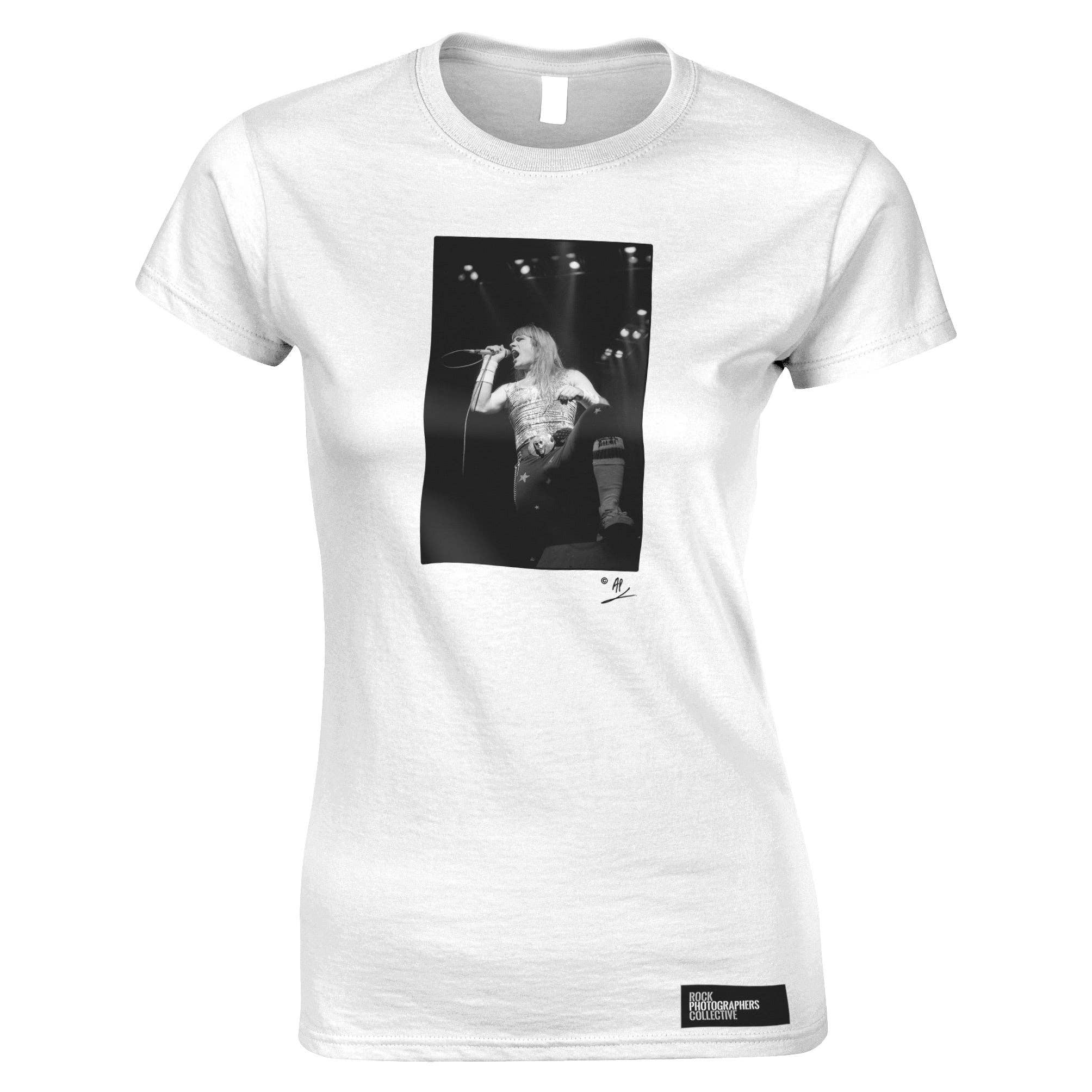 Rock Photographers Collective - Wholesale T-Shirt (Graphic) - Women's - Bruce Dickinson, Iron Maiden live AP Women's T-Shirt2