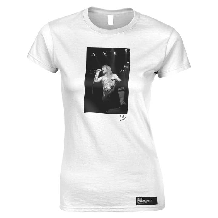Rock Photographers Collective - Wholesale T-Shirt (Graphic) - Women's - Bruce Dickinson, Iron Maiden live AP Women's T-Shirt2