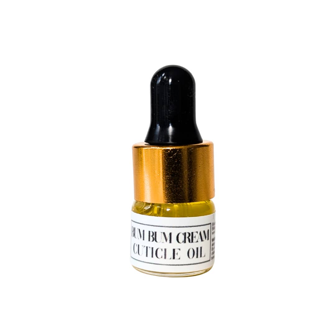 Blabz Beauty Bar - Wholesale Cuticle oil - Bum Bum Cream Scented 1ml Mini Cuticle Oil Dropper Bottle Samples