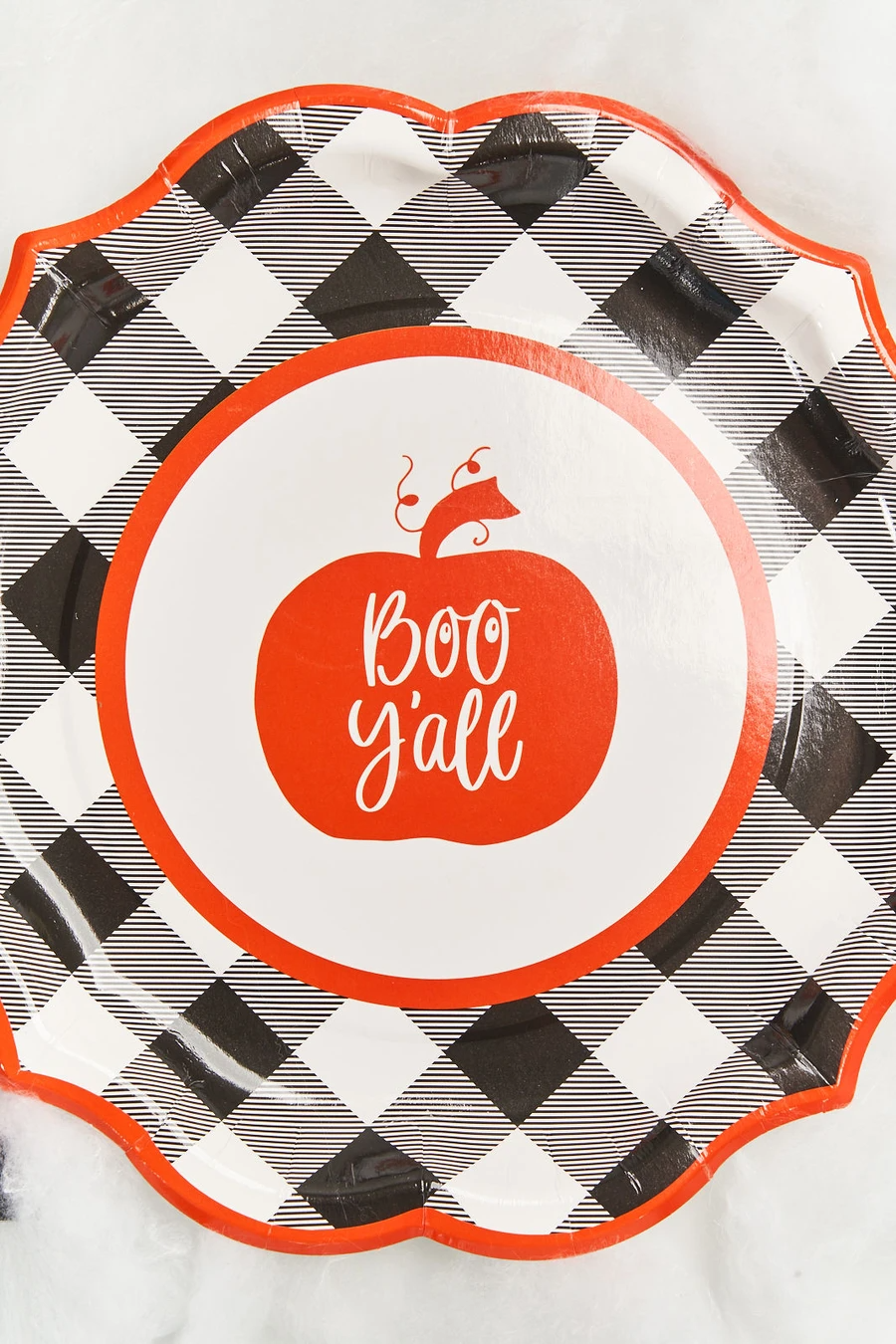 Sophistiplate - Wholesale Disposable Plate - Paper Dinner Plate Boo Y'all/8ct5