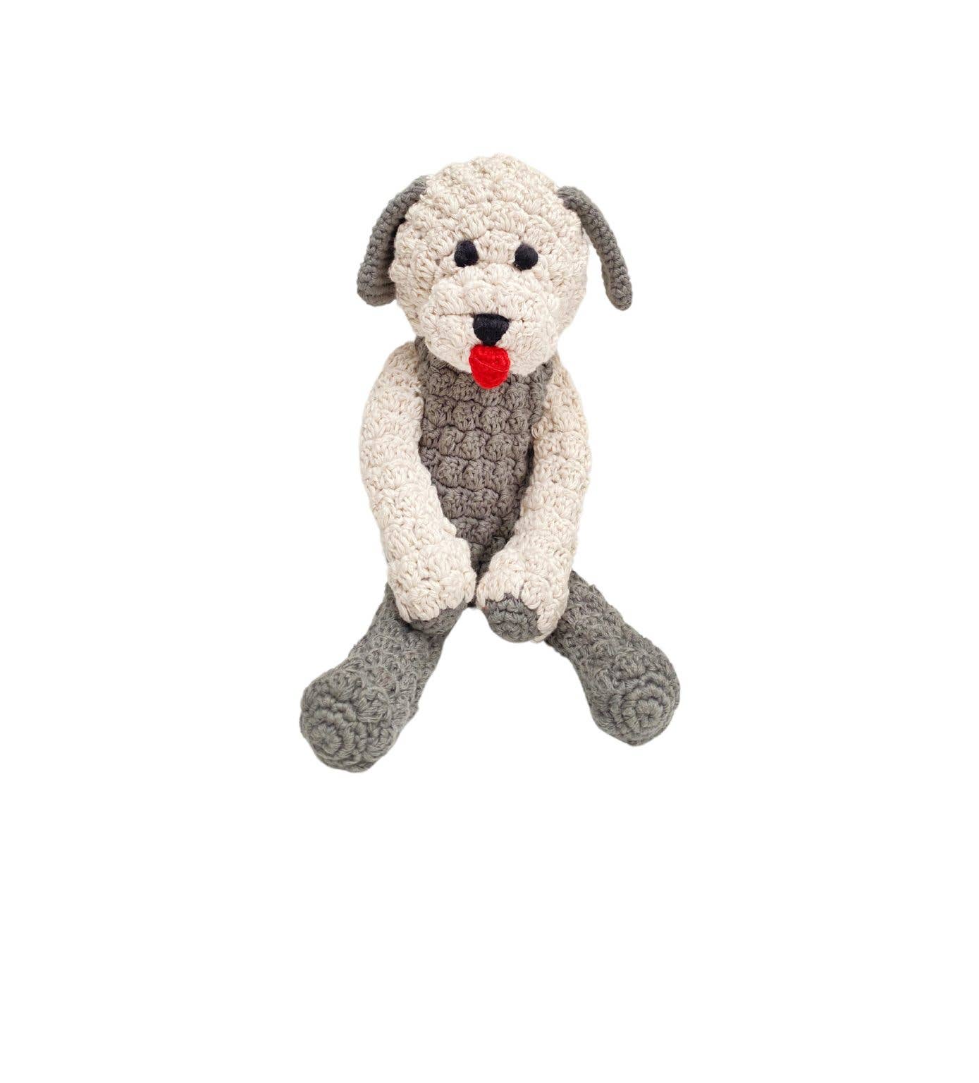 Pebblechild - Wholesale Handheld Rattle - Baby - Crochet Baby Toy Sheepadoodle rattle0