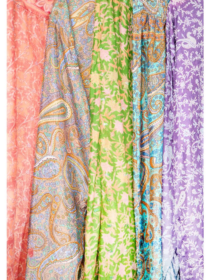 Namaste - Wholesale Blouse - Women's - Recycled Sari Wrap Top9