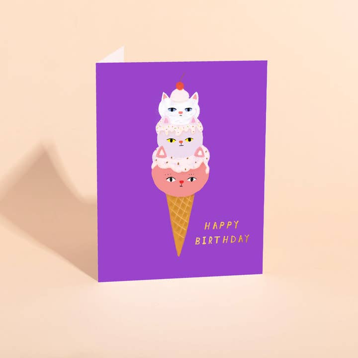 Carolyn Suzuki - Wholesale Birthday Card - GELATO - Birthday Card
