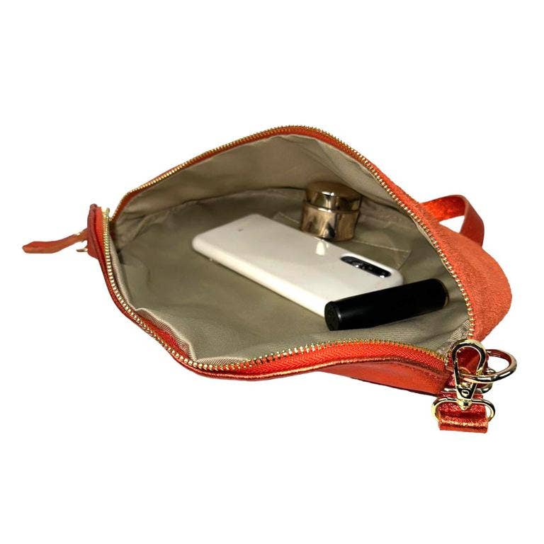 Chenson & Gorett - Wholesale Belt Bag - Women's - Women's Large Suede and Leather Waist Bag3