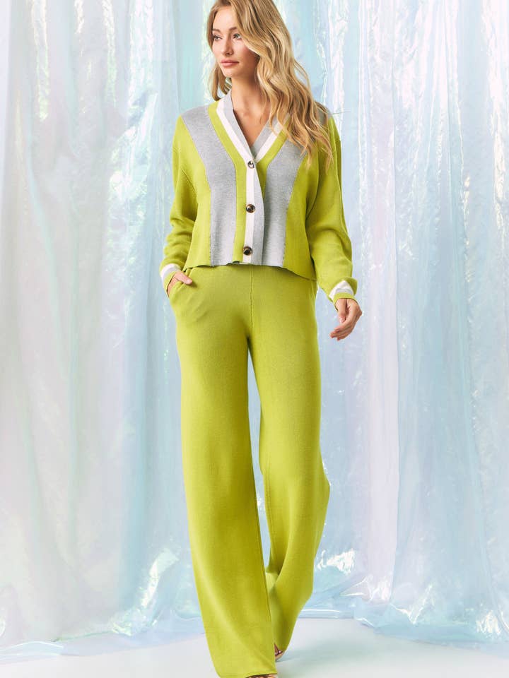 RIVIR – wholesale Top & pants set (NOT Loungewear) – Women's – Nice Life Knit Cardigan With Pants Set5