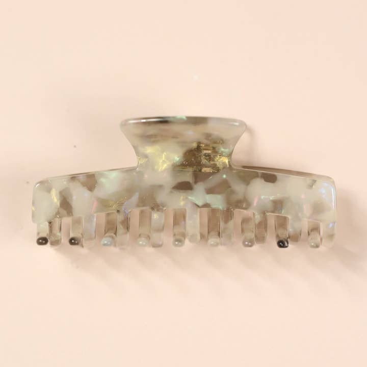 Claire Square Acetate Claw Hair Clip Eco-friendly for wholesale by Talis Collection