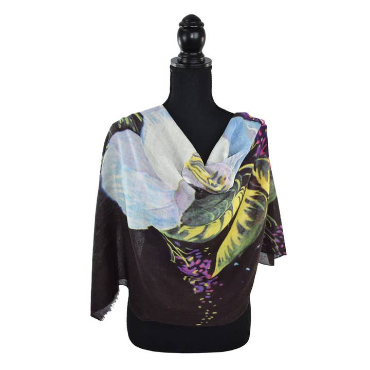 Dupatta Designs – Cachecol - Mulher por atacado – Lenço Valentino Floral Bouquet