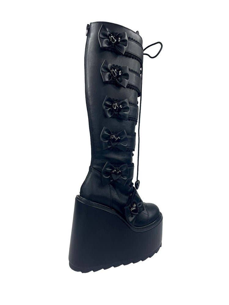 YRU Shoes - Wholesale Boots - Women's - DUNE ELISSA BAT - BLACK7