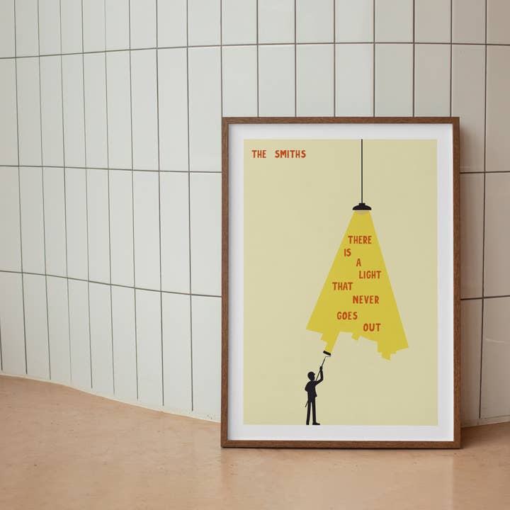 Jaffa Orange - Wholesale Art Print - The Smiths Music Print, Minimalist Retro Band Lyrics Poster