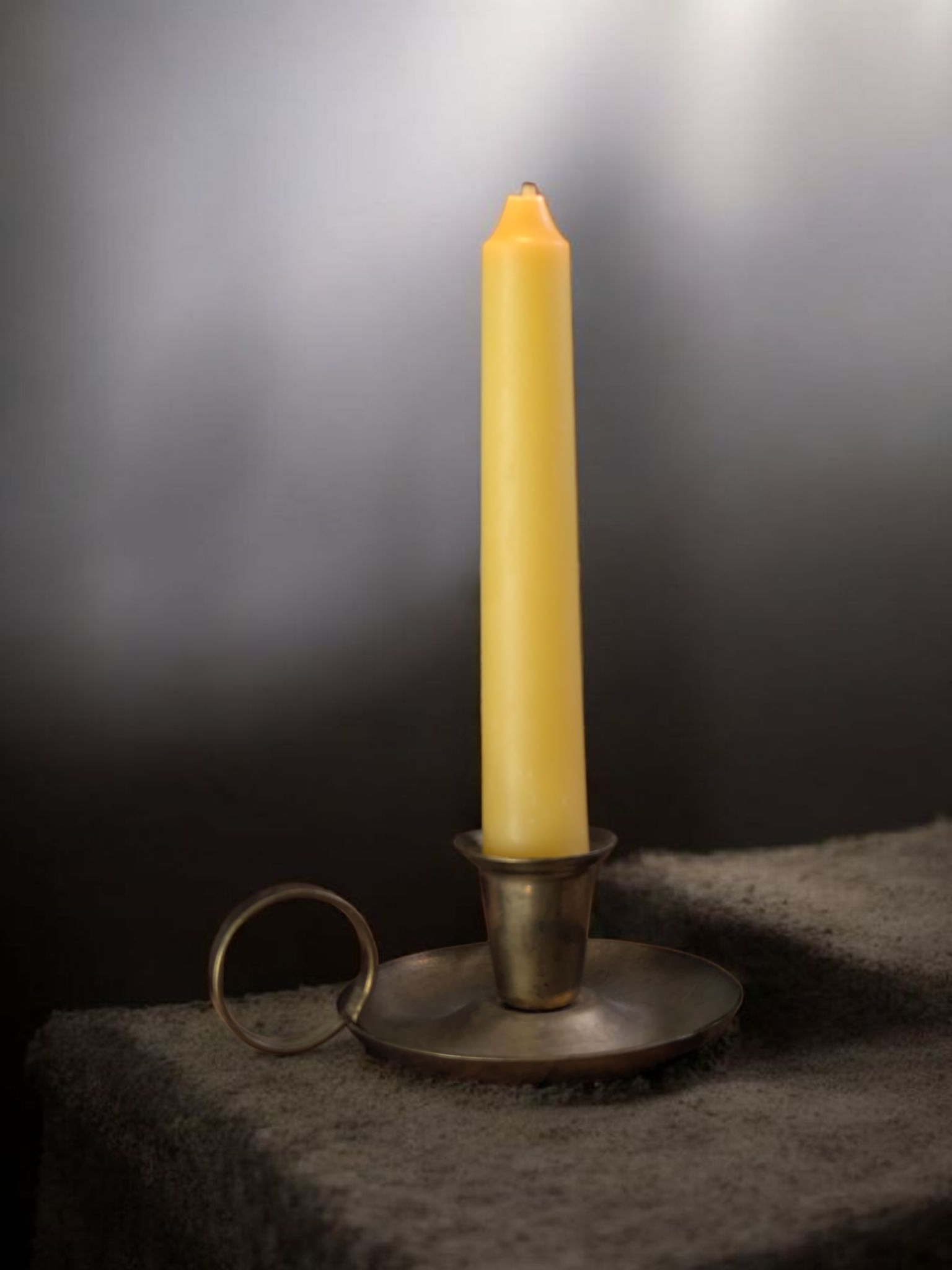 Gifts From The Farm – Vela/castiçal cónico por atacado – Conjunto com 2 velas finas de cera de abelha 100%1