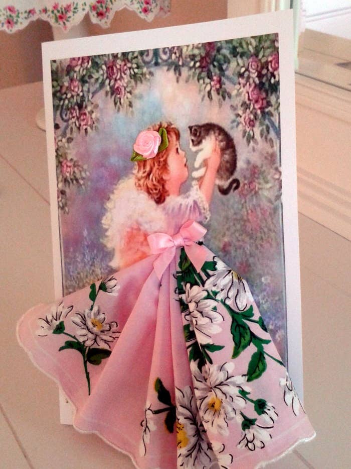 My Little Angel Keepsake Hanky Card for wholesale by MOMENTS IN THYME