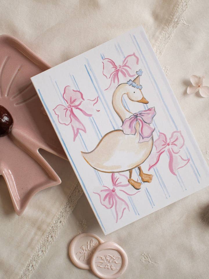 Silly goose card for wholesale by La la lu