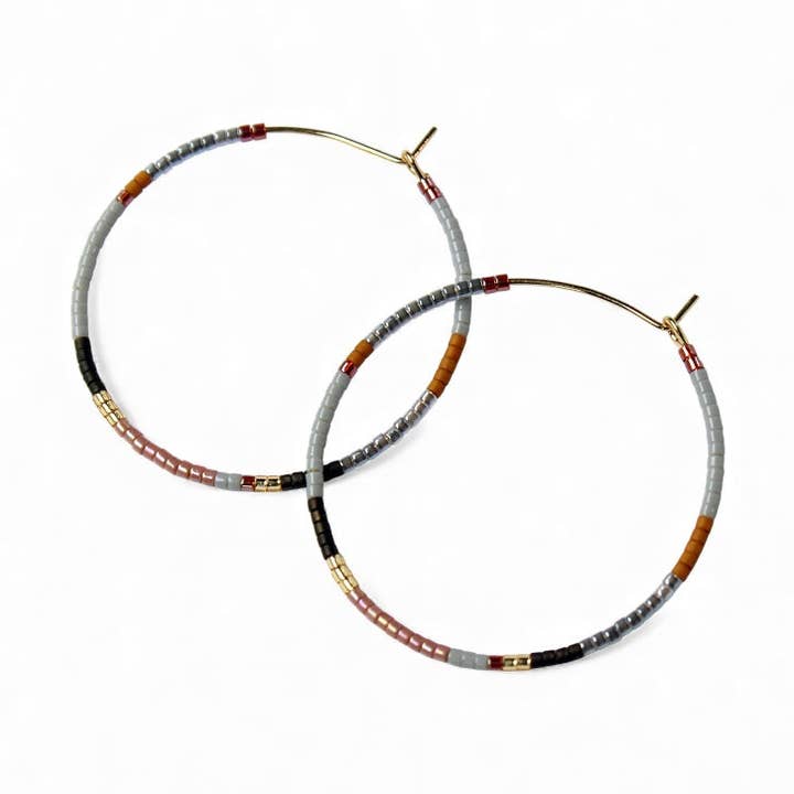Beauty Hoops Large / Gray for wholesale by bluma project