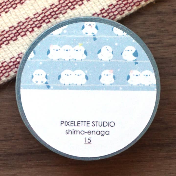 Shima-enaga Ruban Washi pour la vente par Pixelette Studio
